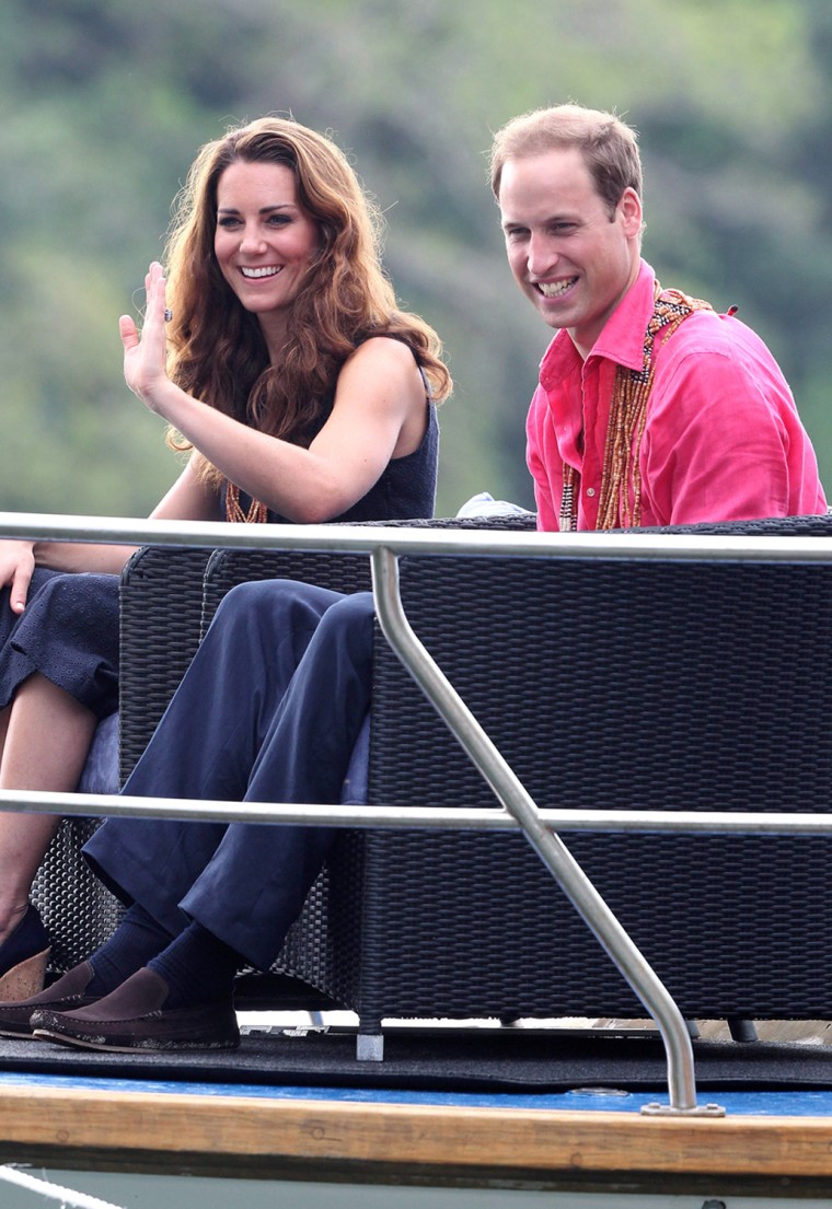 The Duke And Duchess Of Cambridge Diamond Jubilee Tour - Day 7
